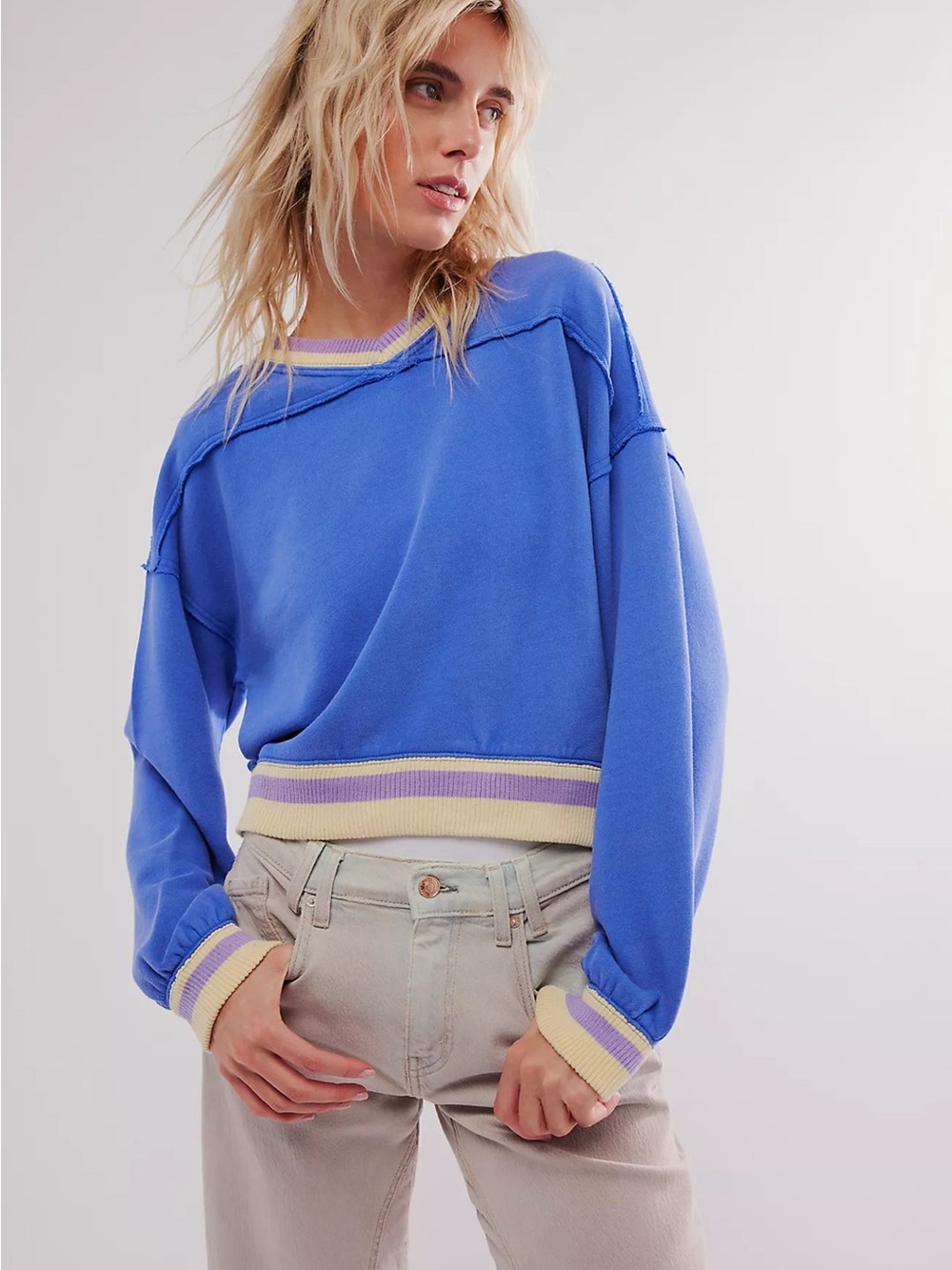 Free People Rio Sweatshirt Top size M